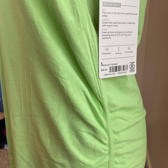 NWT Athleta Speedlight Tee - Picture 4 of 6